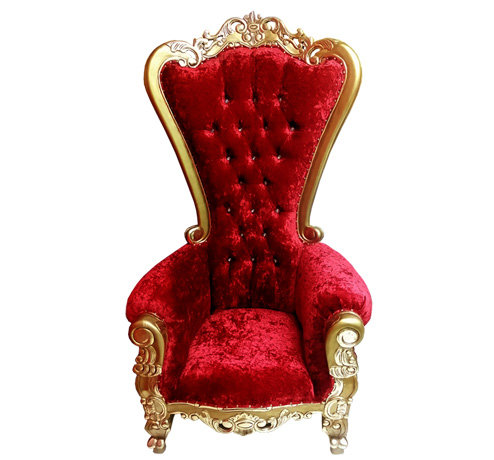 Throne Chair – Red Velvet
