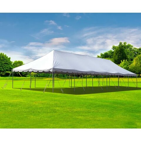 Tent: White 20'x60' Pole Tent Tent: White 20'x60' Pole Tent