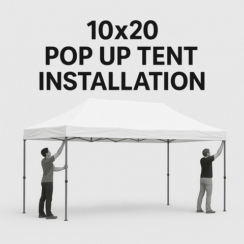 10x20 Pop Up Setup 10x20 Pop Up Setup