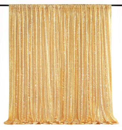 Photo Booth: Back Drop Gold Curtain Photo Booth: Back Drop Gold Curtain