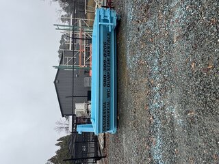 Concrete/Dirt Dumpster