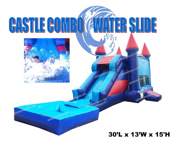  Castle Combo Water Slide 