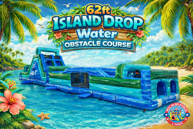 62ft Island Drop Water Obstacle Course 62ft Island Drop Water Obstacle Course