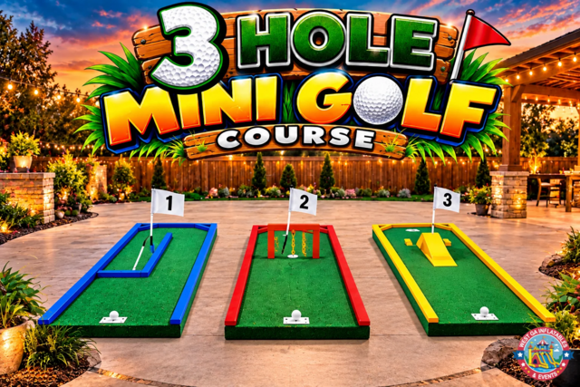 3 Hole Mini Golf Course 3 Hole Mini Golf Course