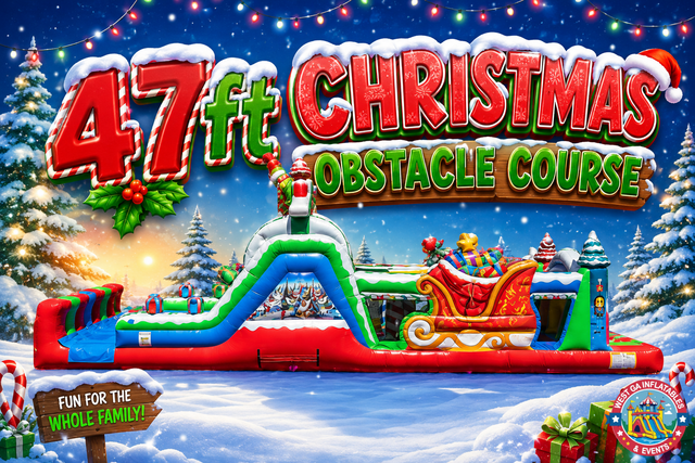 47ft Christmas Obstacle Course 47ft Christmas Obstacle Course