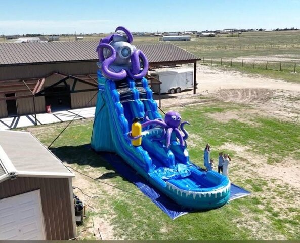 20 ft Mr Octopus Water Slide 20 ft Mr Octopus Water Slide