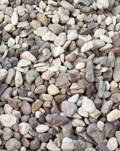 1 X 2 AUSTIN RIVER ROCK (PRICE PER YARD) 1 X 2 AUSTIN RIVER ROCK (PRICE PER YARD)