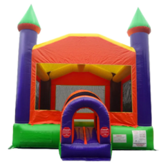 Orange Castle Inflatable Bounce House