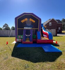 5-in-1 Wacky Combo Inflatable Bounce House