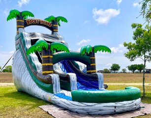 20Ft Rocky Island Waterslide