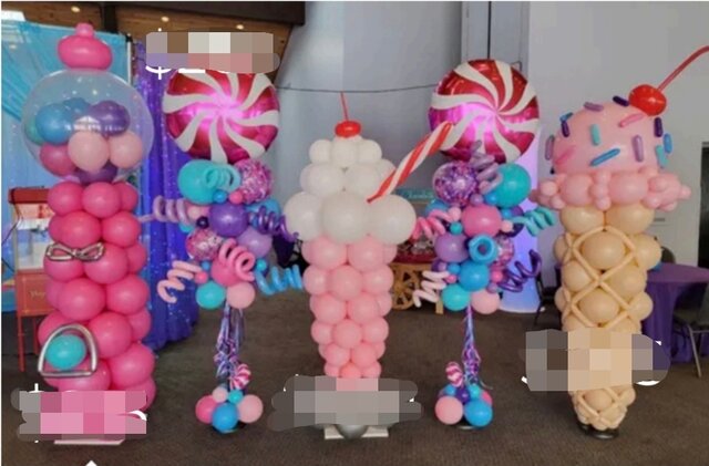 Candy Balloon Column Candy Balloon Column