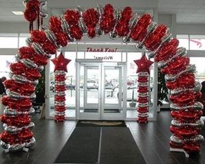 Balloon Arch and Pillars Balloon Arch and Pillars