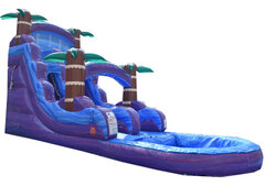 Purple Hurricane 18Ft Water Slide Rental
