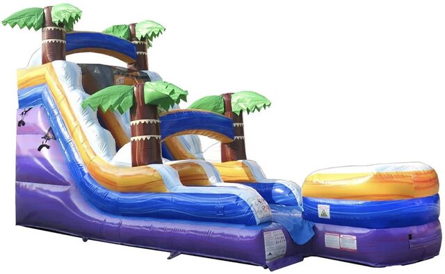15 ft Tropical Purple Marble Water Slide 15 ft Tropical Purple Marble Water Slide
