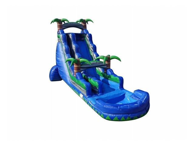 22 Ft. EZ Blue Crush Water Slide Single Lane 22 Ft. EZ Blue Crush Water Slide Single Lane