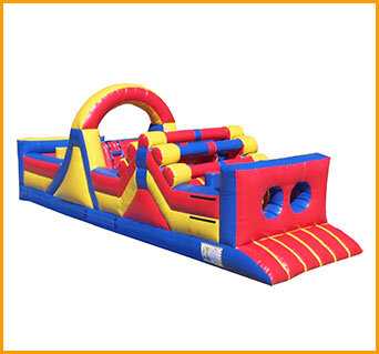 33' Obstacle Course w/ Slide