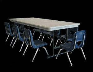 (1)Pre-School Table(8)Chair Package