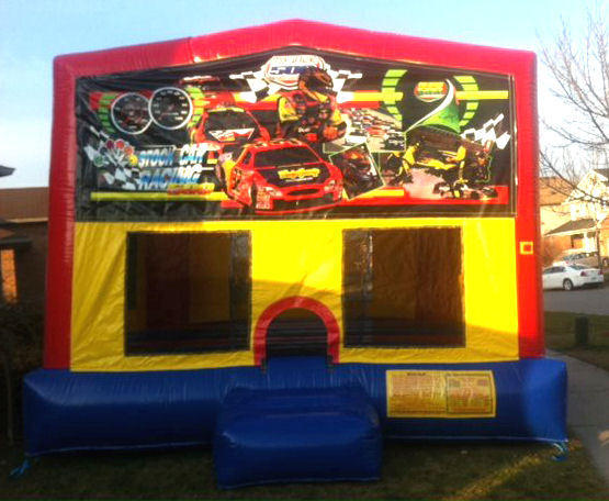Racing Colorful Funhouse 15ft x 15ft