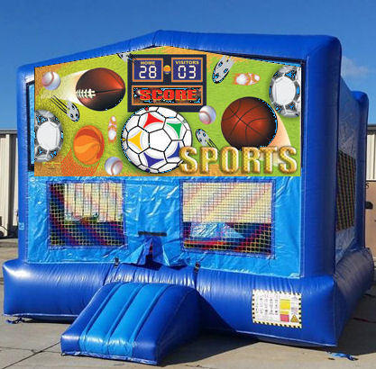All Sports Blue Funhouse 15ft x15ft