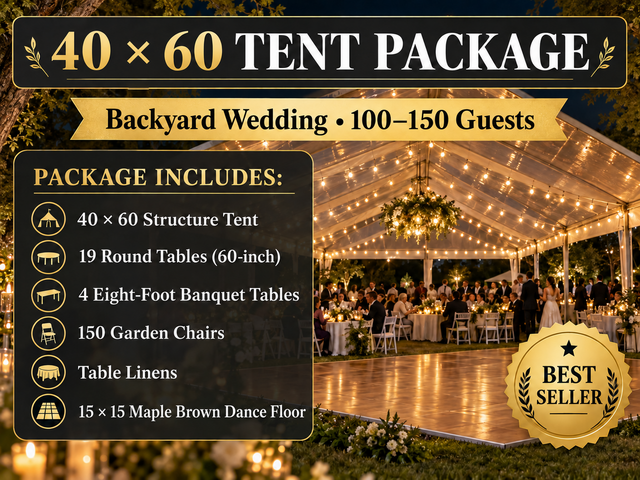 40 x 60 Tent Package 40 x 60 Tent Package