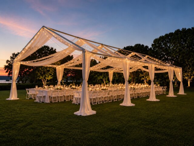 20 x 40 Frame Tent and Draping 20 x 40 Frame Tent and Draping