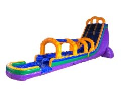 27ft Dual Lane Purple Crush Water Slide with Slip n Slide 27ft Dual Lane Purple Crush Water Slide with Slip n Slide