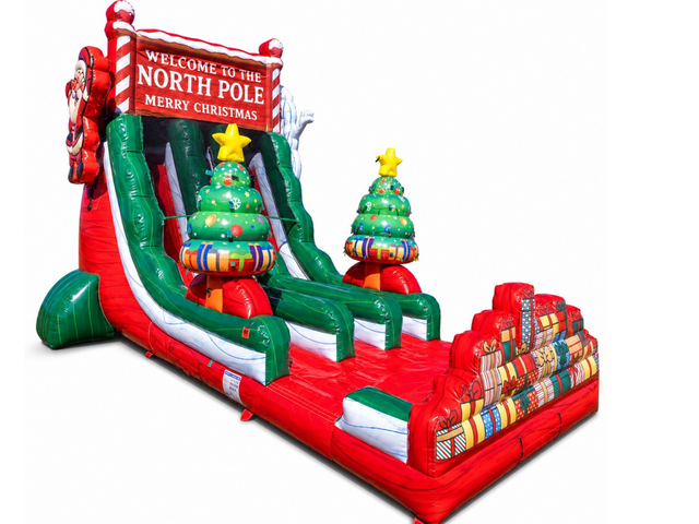 18ft North Pole Christmas Slide 18ft North Pole Christmas Slide