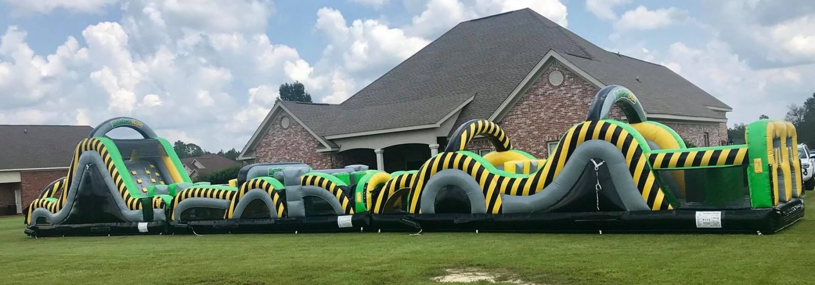 Largest inflatable obstacle course rental in mobile al