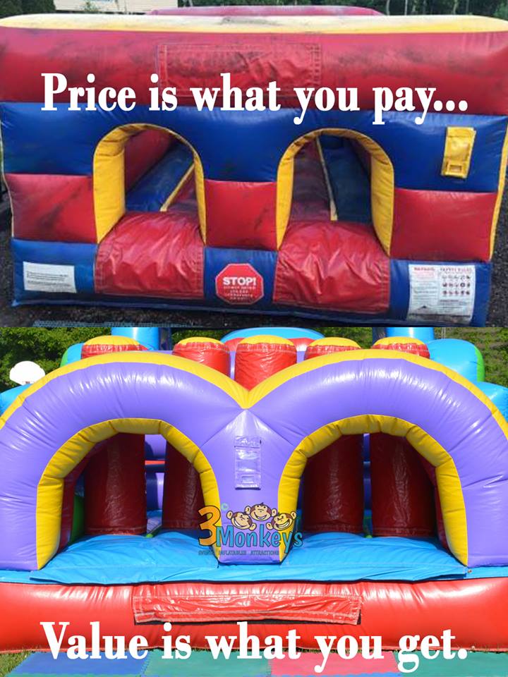 Price is what you pay - Value is what you get.