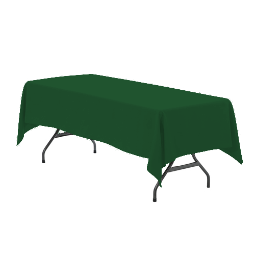 Dark Forest Green Table Linen Rentals in Austin Texas from Austin Bounce House Rentals
