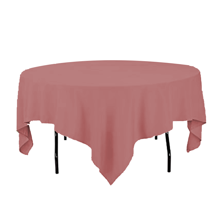 Dusty Rose Table Linen Rentals in Austin Texas from Austin Bounce House Rentals