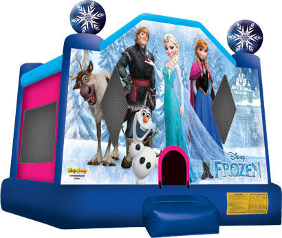 Frozen Bounce House front view