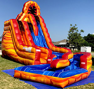 Fire-n-Ice Water Slide Rentals in Austin Texas from Austin Bounce House Rentals