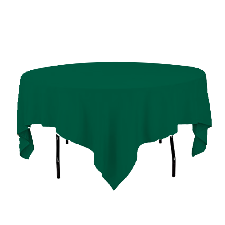 Forest Green Table Linen Rentals in Austin Texas from Austin Bounce House Rentals