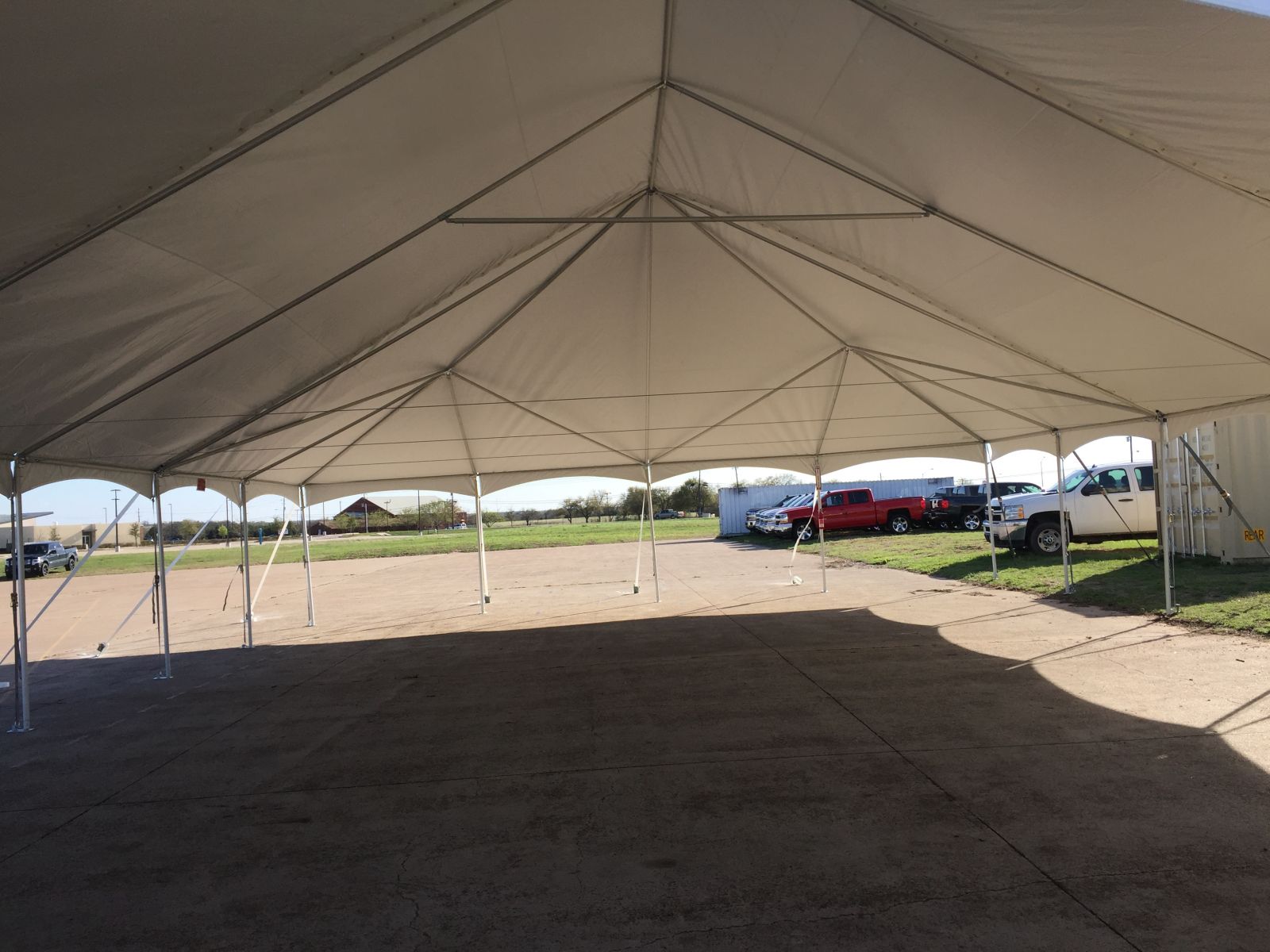 DFW, Waxahachie area's 40' X 40' Frame Tent & Party Rentals, Waxajump.com,  Lone Star Event Rentals.