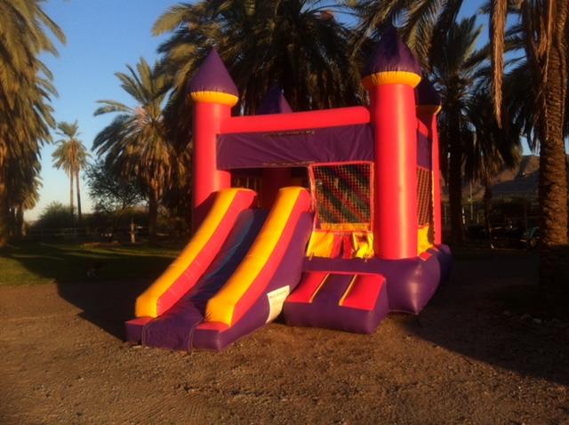 Kiddie Size Bounce Slide Combo 