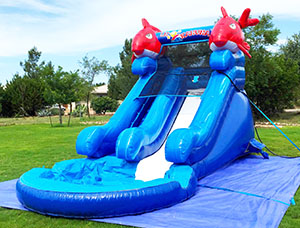 Lil Kahuna Water Slide Rental for toddlers in Austin Texas from Austin Bounce House Rentals