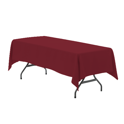 Maroon Table Linen Rentals in Austin Texas from Austin Bounce House Rentals