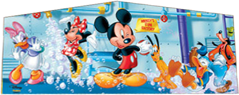 Mickey Mouse art panel for bounce house rentals in Austin Texas from Austin Bounce House Rentals