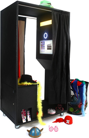 Classic Modern Photo Booth Rentals in Austin Texas from Austin Bounce House Rentals