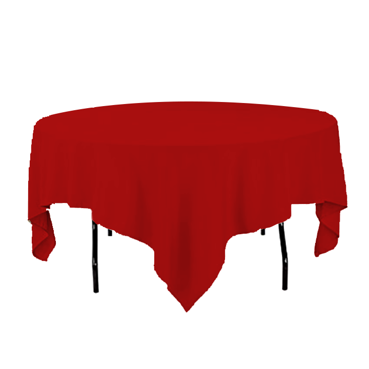 Red Table Linen Rentals in Austin Texas from Austin Bounce House Rentals