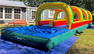 30 Foot Slip-n-Slide with Pool Rentals in Austin Texas from Austin Bounce House Rentals