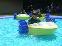 Kid powered Paddle Boats