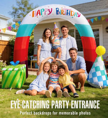 Inflatable Happy Birthday Arch