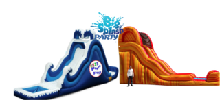 BIG SPLASH Party Package: Lava Water &  Tide Water Slide