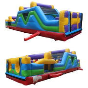 Slide Through puts the F in FUN. Countless activities as you and your guests run through, walk through or slide through this 44 feet long obstacle course