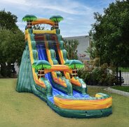 19ft palm tree water slide