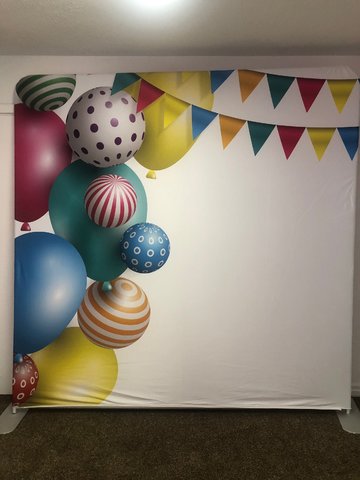 Party ballons back drop