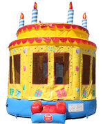 Birthday cake bouncer