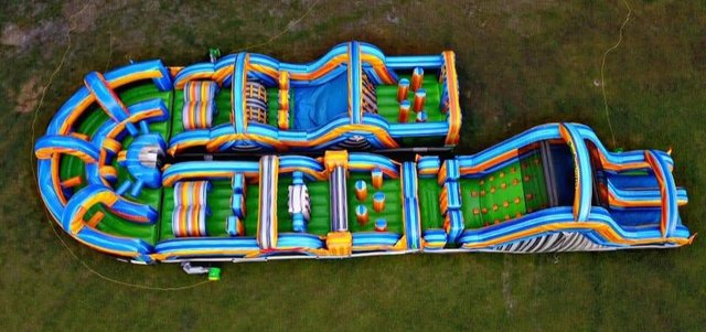 125ft Radical Run Mega Marble 4pc Obstacle Course